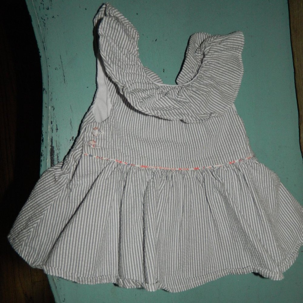 5/$25 Gillian's Closet Seersucker Dress Size 6-9M (I-50)